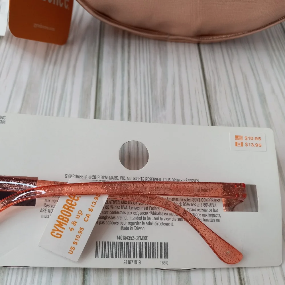 Gymboree Rose Gold Purse & Glasses Set